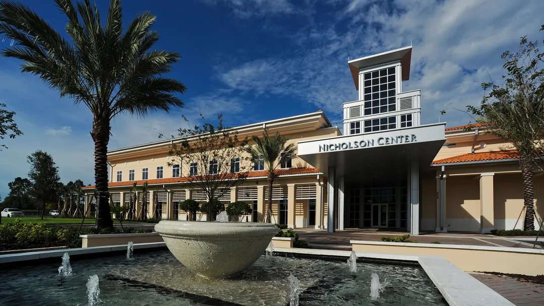 Front of the Nicholson Center Building in Celebration 