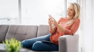 Woman on a Smartphone