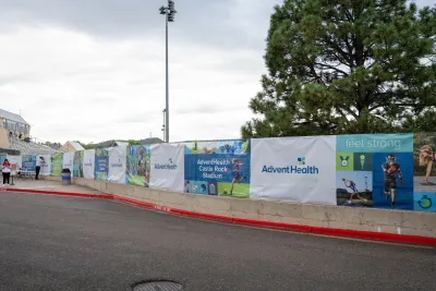 DCSD, AdventHealth Stadium Naming Fence