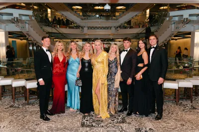 A group poses in Golden Gala 43