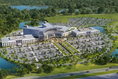 Rendering of the hospital expansion for Wesley Chapel.