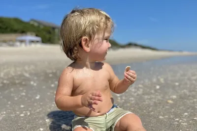 patient picture after craniosynostosis treatment 