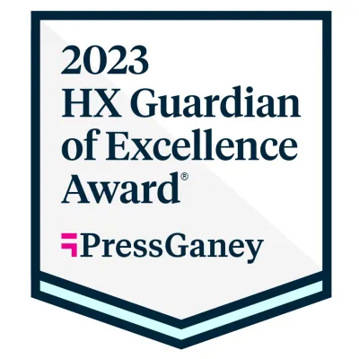 AdventHealth Sebring 2023 Guardian of Excellence Award Logo