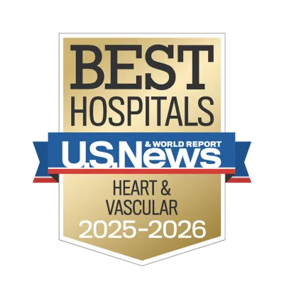 AdventHealth Orlando is recognized by U.S. News & World Report as a high performing hospital.