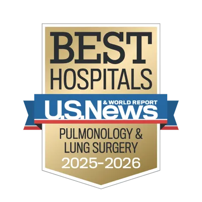 AdventHealth Orlando is recognized by U.S. News & World Report as a high performing hospital.
