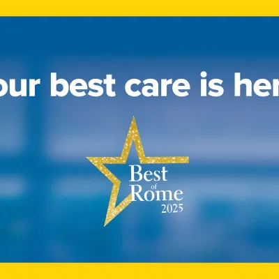 Your best care is here. Best of Rome 2025.