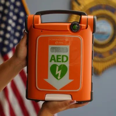Every Tampa PD patrol vehicle will now be equipped with an Automated External Defibrillator (AED)