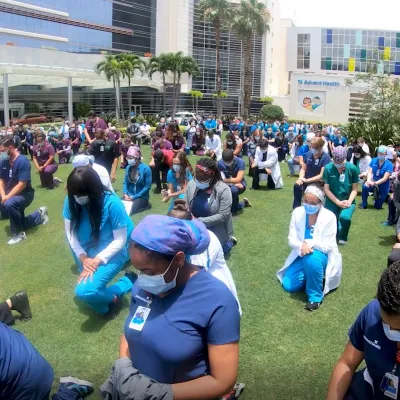 ‘White Coats for Black Lives’