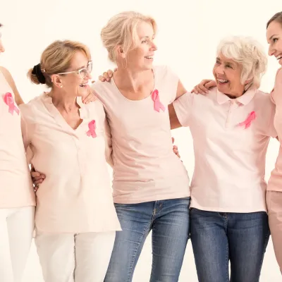 Group of breast cancer survivors.