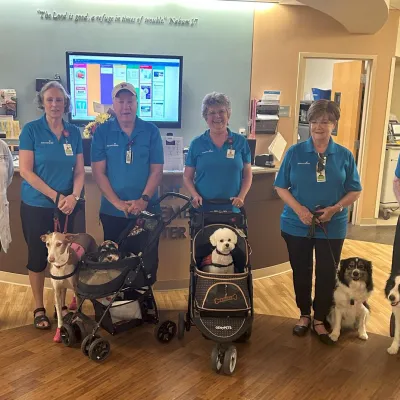 AdventHealth Waterman Pet Therapy Volunteers.