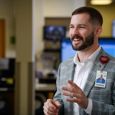 John Read, a team member at AdventHealth Palm Coast.