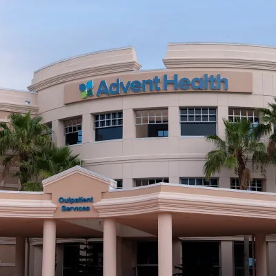 Exterior of AdventHealth Palm Coast.