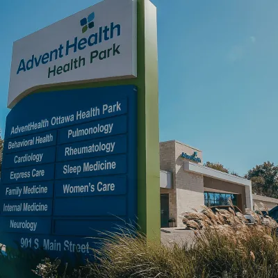 adventhealth ottawa health park signage