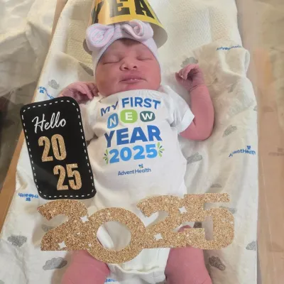 AdventHealth Heart of Florida's first baby of 2025: Baby Nova