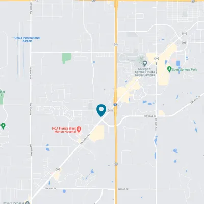 AdventHealth Care Pavilion Heathbrook's location on a map.