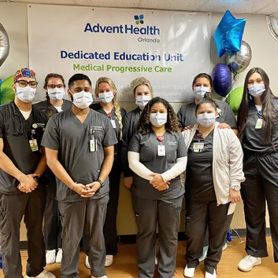 AdventHealth University nursing students
