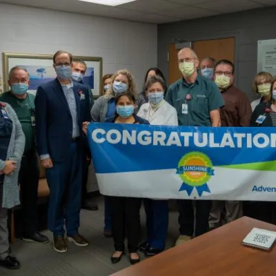 AdventHealth Hendersonville Celebrates New Sunshine Award Winner