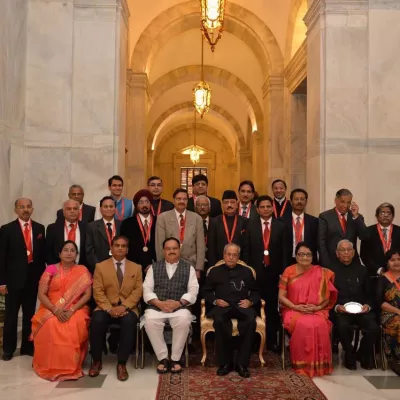 Dr. Vipul Patel with other professionals