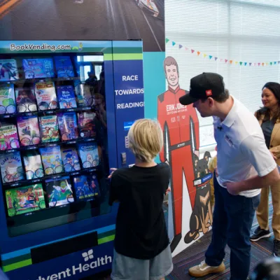 Volusia County Schools & Book vending machine donation (4)