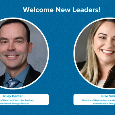 Riley Benter and Julie Smith