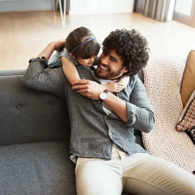 Brother with Young Sister.