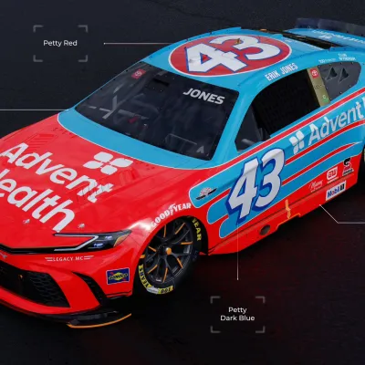 AdventHealth, Legacy Motor Club remember John Andretti with Darlington throwback