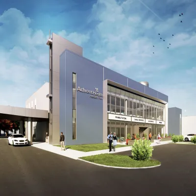 A 3-D render of the Clermont Health Park