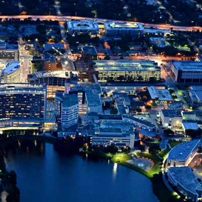 AH Orlando exterior nighttime