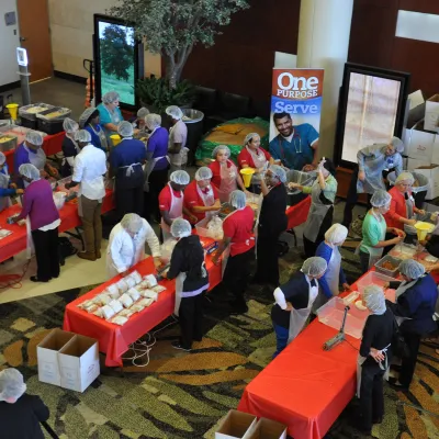 Volunteering to combat food insecurity 