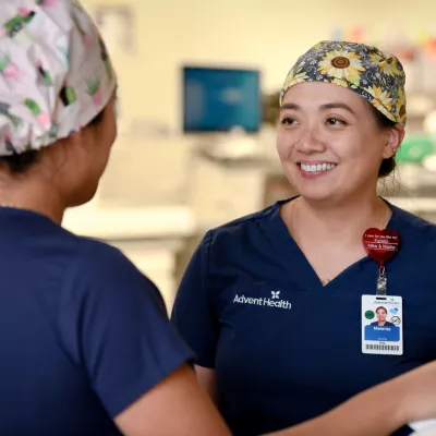 The model provides a visual representation of nurses’ focus on delivering exceptional, whole-person care to the patients and families they serve.