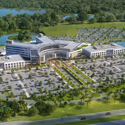 Rendering of the hospital expansion for Wesley Chapel.