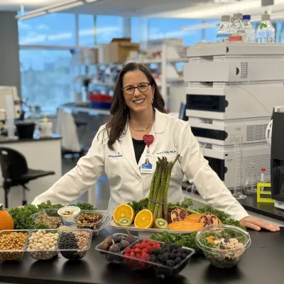 Karen Corbin, Ph.D., a nationally recognized nutrition scientist, published author and Associate Investigator at the AdventHealth Translational Research Institute.