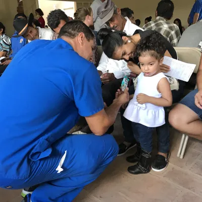 Seeing patients in Honduras