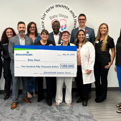 AdventHealth donates $250,000 to new clinic for expecting moms in Daytona Beach