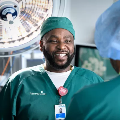 Operating Room Nurse Smiling