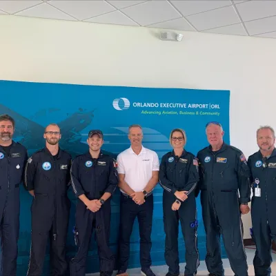 Patient reunites with Flight 1 team