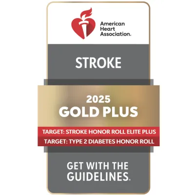 A badge that reads "Best Regional Hospitals: U.S. News and World Report — Ridge and Valley, Recognized in 12 Types of Care 2025-2026