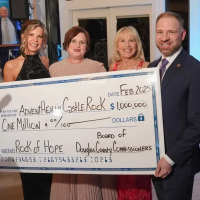 Rock of Hope Gala Check