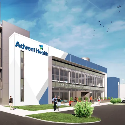 Clermont Health Park exterior rendering
