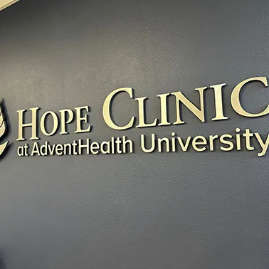 Hope Clinic sign