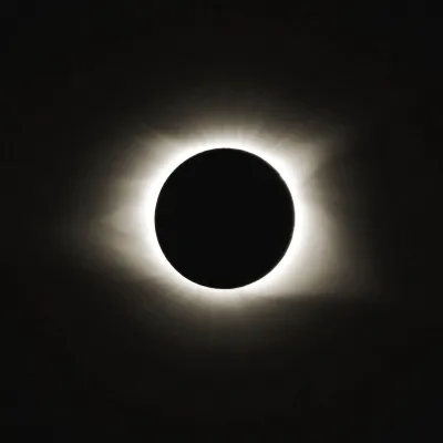 A Solar Eclipse in totality.