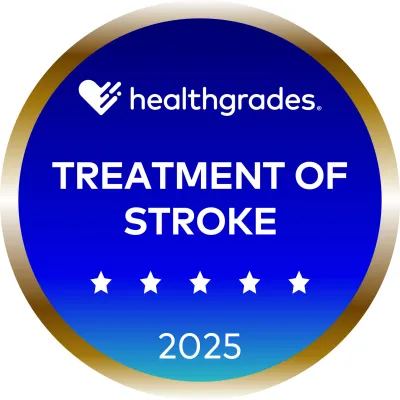 Healthgrades stroke five star award