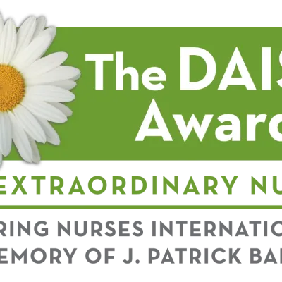 The Daisy Award Logo for Extraordinary Nurses in memory of J Patrick Barnes