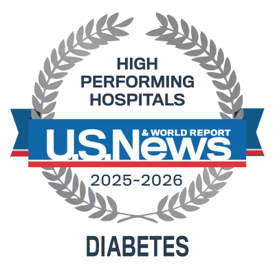 US News 2025-2026 High Performing Diabetes