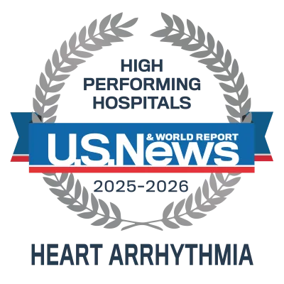 US News 2025-2026 High Performing Heart Arrhythmia