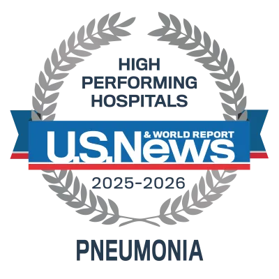 US News 2025-2026 High Performing Pneumonia