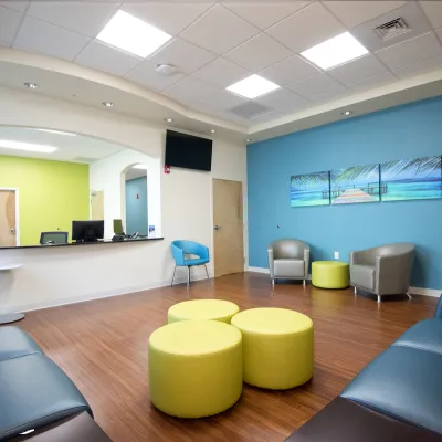 Viera specialty clinic interior of waiting room.