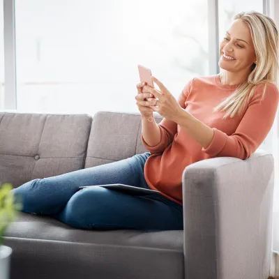 Woman on a Smartphone