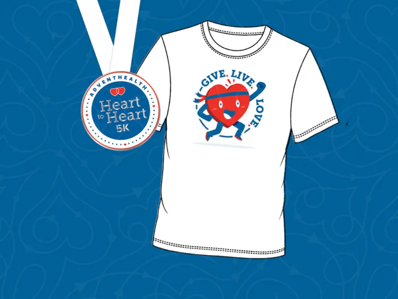 Heart to Heart shirt and medal