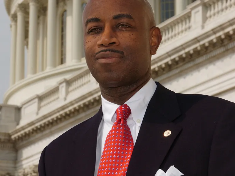 Barry Black in front of US Capitol Building
